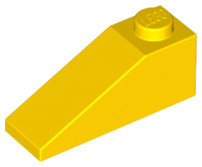 Plaatje in Gallery viewer laden, LEGO® los onderdeel Dakpan Algemeen in kleur Geel 4286