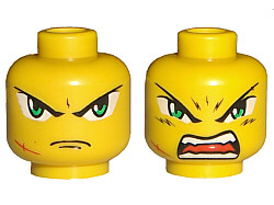 LEGO® los onderdeel Hoofd in kleur Geel 3626bpb0027
