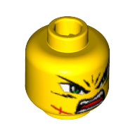 LEGO® los onderdeel Hoofd in kleur Geel 3626bpb0027