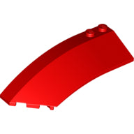 Plaatje in Gallery viewer laden, LEGO® los onderdeel Wig in kleur Rood 41750