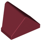 LEGO® los onderdeel Dakpan Algemeen Donkerrood 3049c