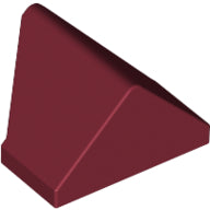 LEGO® los onderdeel Dakpan Algemeen Donkerrood 3049c