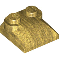 Plaatje in Gallery viewer laden, LEGO® los onderdeel Dakpan Gebogen in kleur Parel Goud 47457
