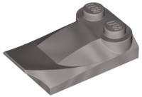 LEGO® los onderdeel Dakpan Gebogen Parel Lichtgrijs 47456