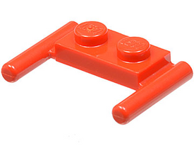 LEGO® los onderdeel Plaat Aangepast in kleur Rood 3839b