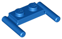 Plaatje in Gallery viewer laden, LEGO® los onderdeel Plaat Aangepast in kleur Blauw 3839b