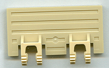 Plaatje in Gallery viewer laden, LEGO® los onderdeel Scharnier in kleur Geelbruin 44569