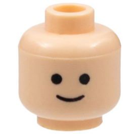 LEGO® los onderdeel Hoofd in kleur Lichte Noga 3626p01