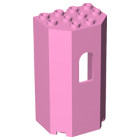 LEGO® los onderdeel Paneel in kleur Fel Roze 30246