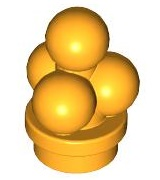 Plaatje in Gallery viewer laden, LEGO® los onderdeel Eten &amp; Drinken Helder Licht Oranje 6254