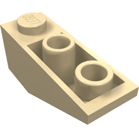 LEGO® los onderdeel Dakpan Omgekeerd in kleur Geelbruin 4287