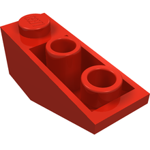Plaatje in Gallery viewer laden, LEGO® los onderdeel Dakpan Omgekeerd in kleur Rood 4287