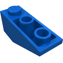 Plaatje in Gallery viewer laden, LEGO® los onderdeel Dakpan Omgekeerd in kleur Blauw 4287