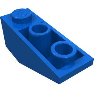 LEGO® los onderdeel Dakpan Omgekeerd in kleur Blauw 4287