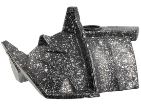 LEGO® los onderdeel Groot figuur Speckle Zwart-Zilver 54175