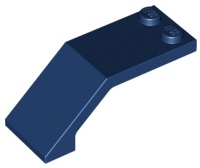 LEGO® los onderdeel Voorruit in kleur Donkerblauw 6070