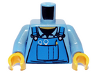 LEGO® onderdeel Lijf met Motief Medium Blauw 973pb0410c01