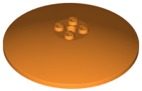 LEGO® los onderdeel Schaal in kleur Oranje 3961