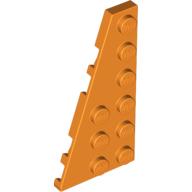 Plaatje in Gallery viewer laden, LEGO® los onderdeel Wig Plaat in kleur Oranje 54384