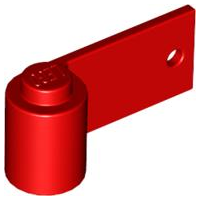 LEGO® los onderdeel Deur in kleur Rood 3821