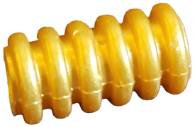 LEGO® los onderdeel Slang Geribbeld Parel Goud 78c02