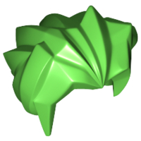 Plaatje in Gallery viewer laden, LEGO® los onderdeel Haar in kleur Fel Groen 53982