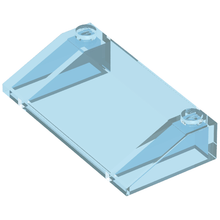 Plaatje in Gallery viewer laden, LEGO® onderdeel Dakpan Algemeen Doorzichtig Lichtblauw 3939