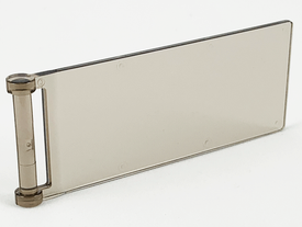 LEGO® los onderdeel Vlag in kleur Doorzichtig Zwart 30292