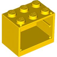 LEGO® los onderdeel Container in kleur Geel 4532a
