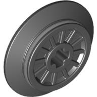 LEGO® los onderdeel Wiel in kleur Zwart 55423c01