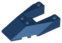 LEGO® los onderdeel Wig in kleur Donkerblauw 6153b