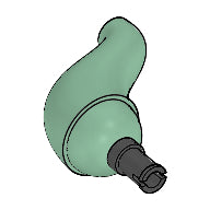 Plaatje in Gallery viewer laden, LEGO® los onderdeel Dier Onderdelen Zandgroen 40396c01