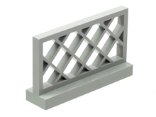 Plaatje in Gallery viewer laden, LEGO® los onderdeel Hek Licht Blauwachtig Grijs 3185