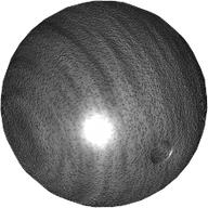 LEGO® los onderdeel Bal in kleur Parel Donkergrijs 54821