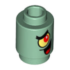 LEGO® onderdeel Steen Rond met Motief Zandgroen 3062pb001