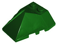 LEGO® los onderdeel Wig in kleur Donkergroen 47757