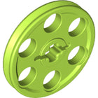 LEGO® los onderdeel Wiel in kleur Limoen 4185