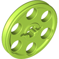 LEGO® los onderdeel Wiel in kleur Limoen 4185
