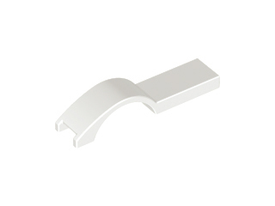 LEGO® los onderdeel Spatbord in kleur Wit 50947