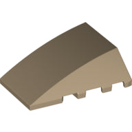 Plaatje in Gallery viewer laden, LEGO® los onderdeel Wig in kleur Donker Geelbruin 47753