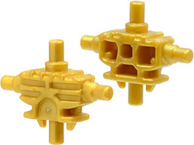LEGO® los onderdeel Lijf Accessoire Parel Goud 54275