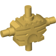 Plaatje in Gallery viewer laden, LEGO® los onderdeel Lijf Accessoire Parel Goud 54275