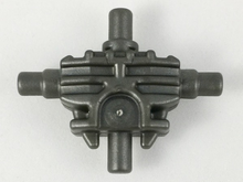 Plaatje in Gallery viewer laden, LEGO® los onderdeel Lijf Accessoire Parel Donkergrijs 54275