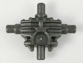 LEGO® los onderdeel Lijf Accessoire Parel Donkergrijs 54275