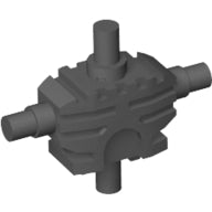 LEGO® los onderdeel Lijf Accessoire Parel Donkergrijs 54275