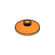 Plaatje in Gallery viewer laden, LEGO® los onderdeel Schaal in kleur Oranje 4740