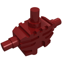 Plaatje in Gallery viewer laden, LEGO® los onderdeel Lijf Accessoire Donkerrood 54275