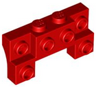 LEGO® los onderdeel Steen Aangepast in kleur Rood 52038