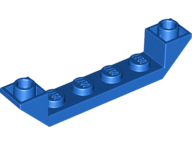 Plaatje in Gallery viewer laden, LEGO® los onderdeel Dakpan Omgekeerd in kleur Blauw 52501