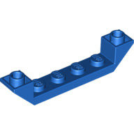 LEGO® los onderdeel Dakpan Omgekeerd in kleur Blauw 52501